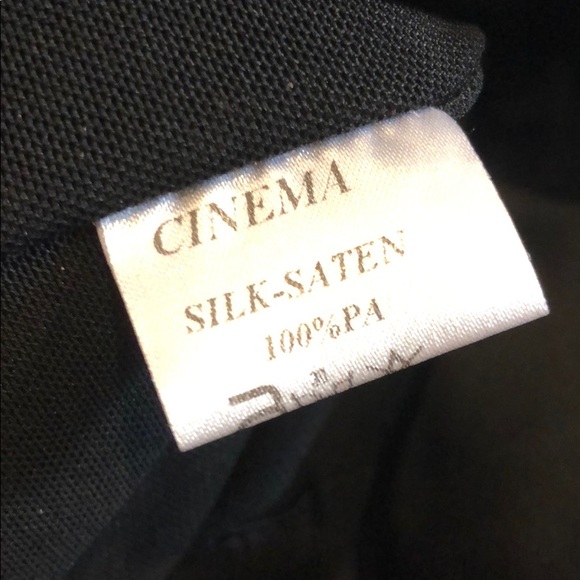 Cinema Silk Black Dress Women’s Size GREEK 1 - Picture 8 of 8